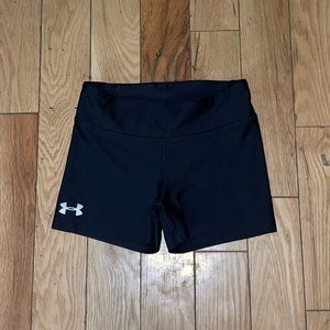 black under armour spandex shorts